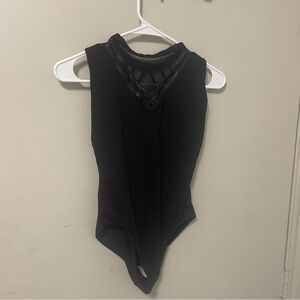 Bloch Black Leotard with Strappy Back Size M/L